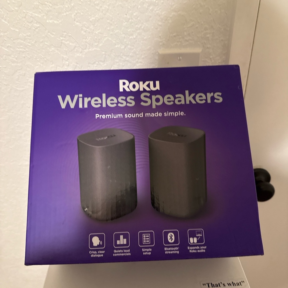 Roku Black Wireless Audio System